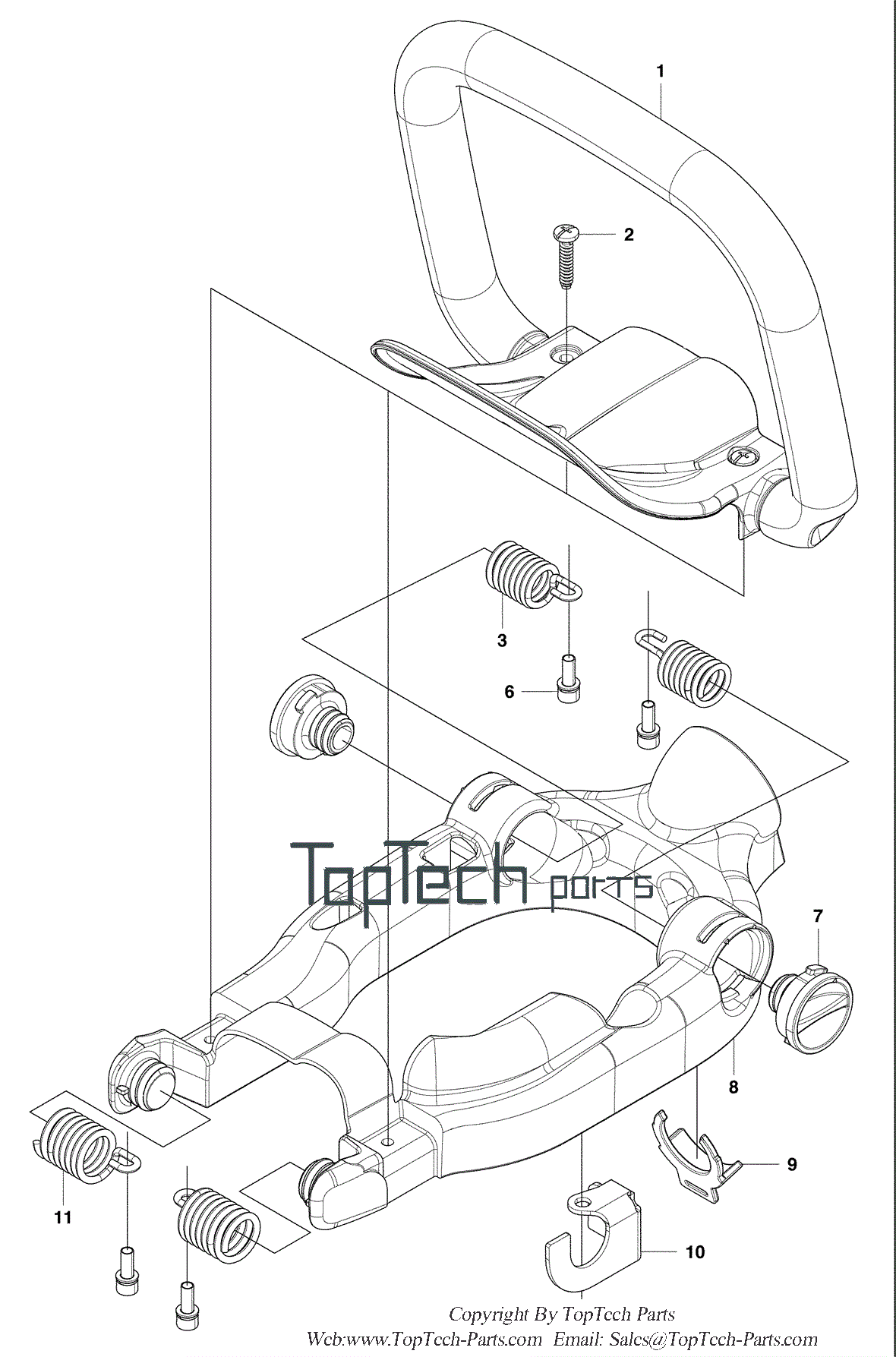 Frame handle assy