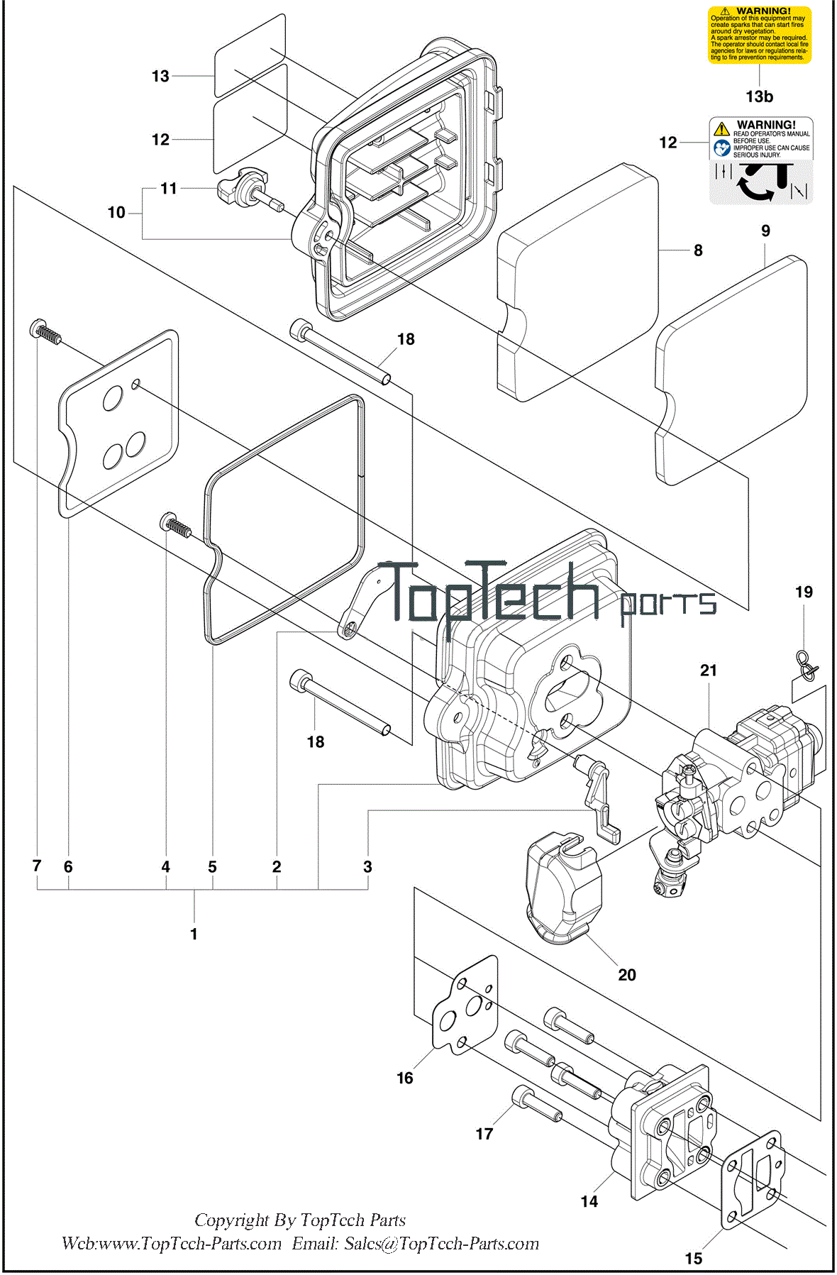 Intake parts assy